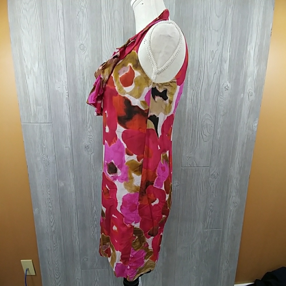 ANN TAYLOR LOFT XS Watercolor Shift Dress - Picture 5 of 9